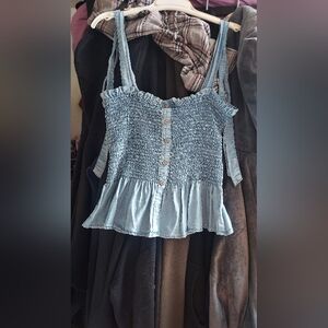 Indigo Rising Blue Tank Top